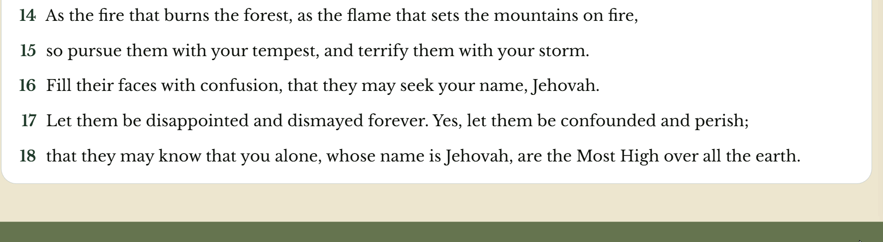 Screen recording showing the feature in action